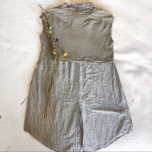 Anthropology (postage stamp)  Sz M striped top!